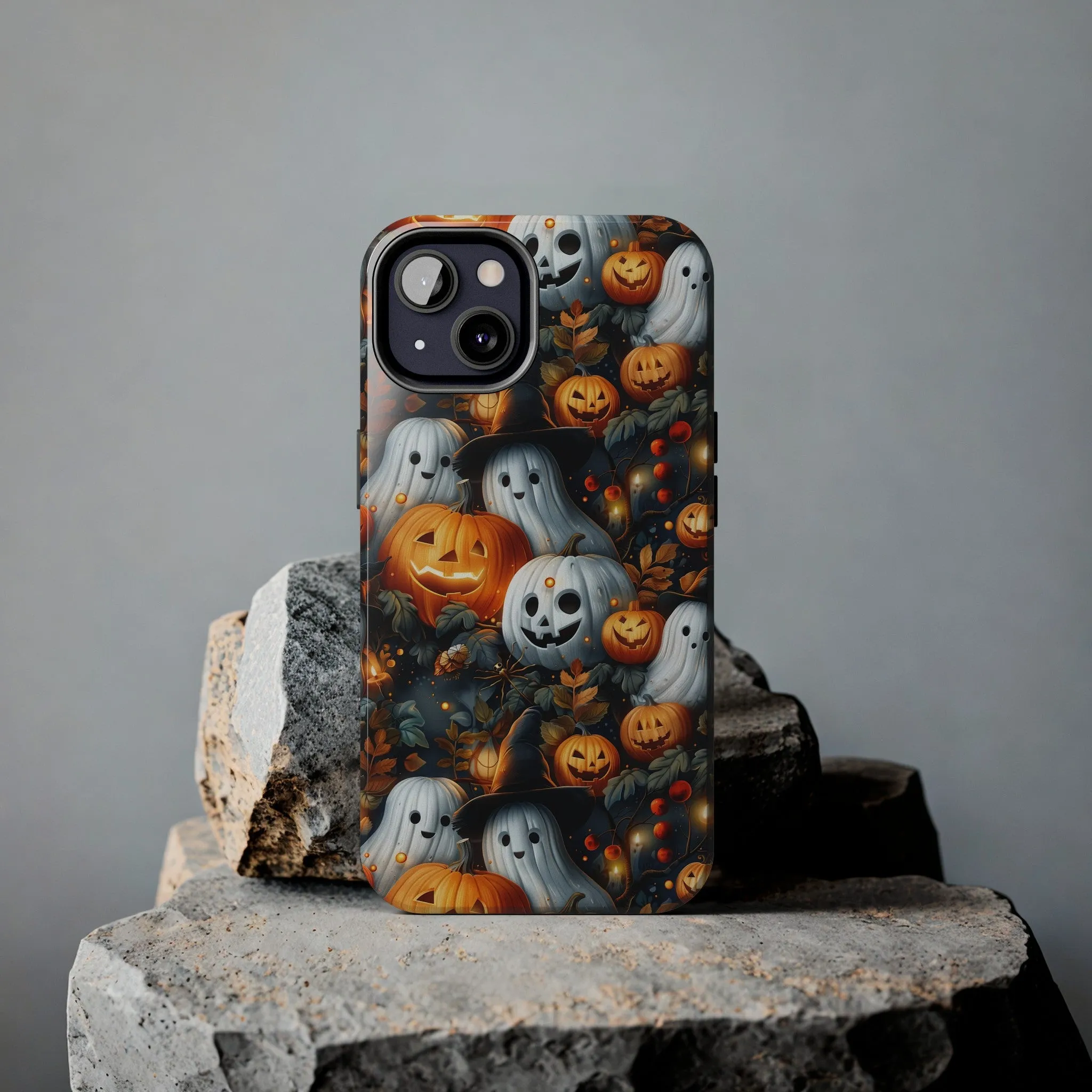 Fun Halloween Print pattern Phone Case, Aesthetic Phone Cover, Artsy Design, Protective Phone Cover compatible with a large variety of iPhone models, Phone Case, Gift