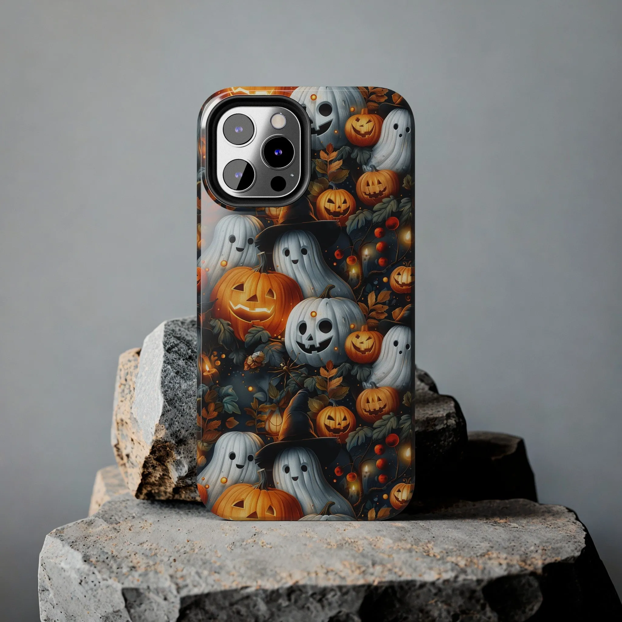 Fun Halloween Print pattern Phone Case, Aesthetic Phone Cover, Artsy Design, Protective Phone Cover compatible with a large variety of iPhone models, Phone Case, Gift