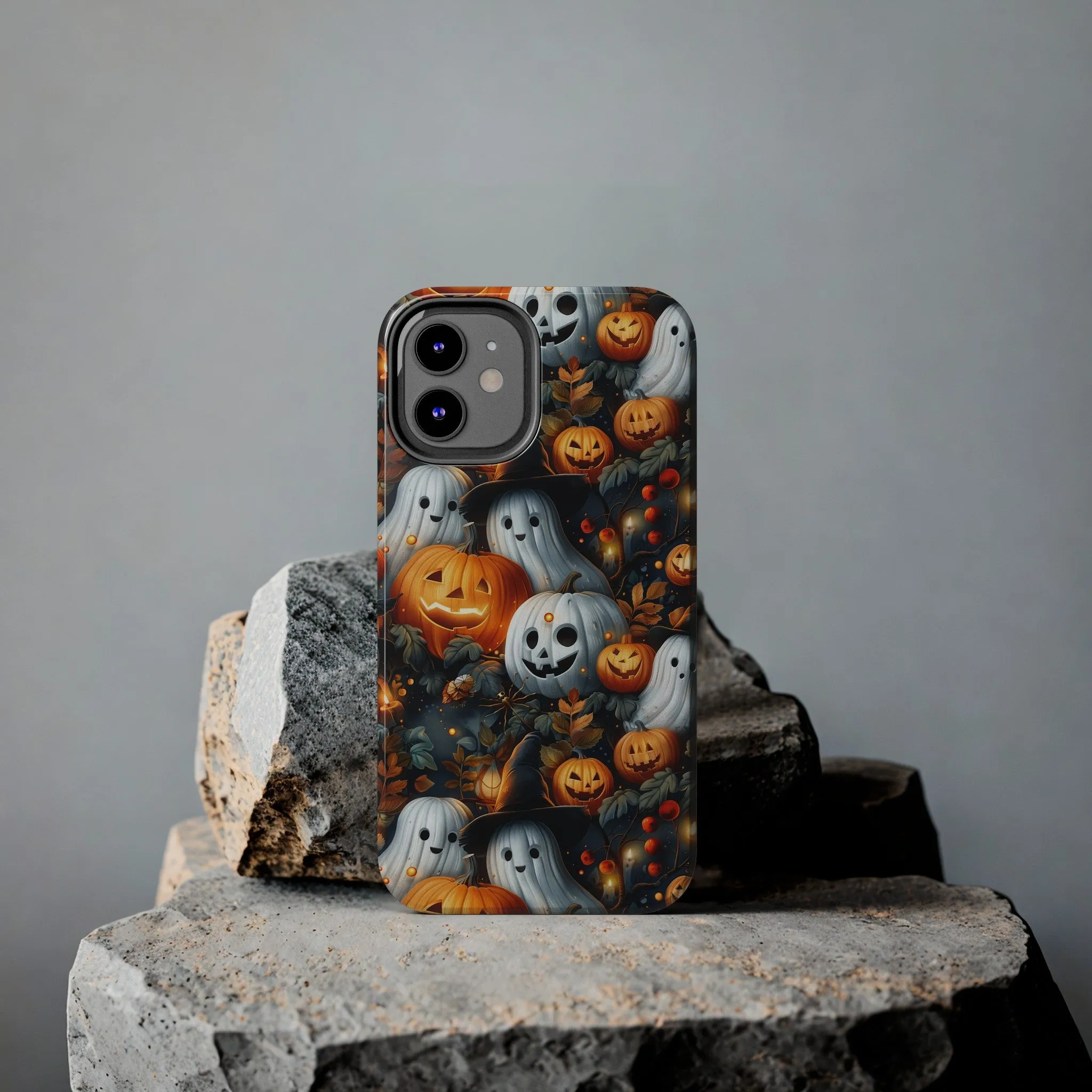 Fun Halloween Print pattern Phone Case, Aesthetic Phone Cover, Artsy Design, Protective Phone Cover compatible with a large variety of iPhone models, Phone Case, Gift