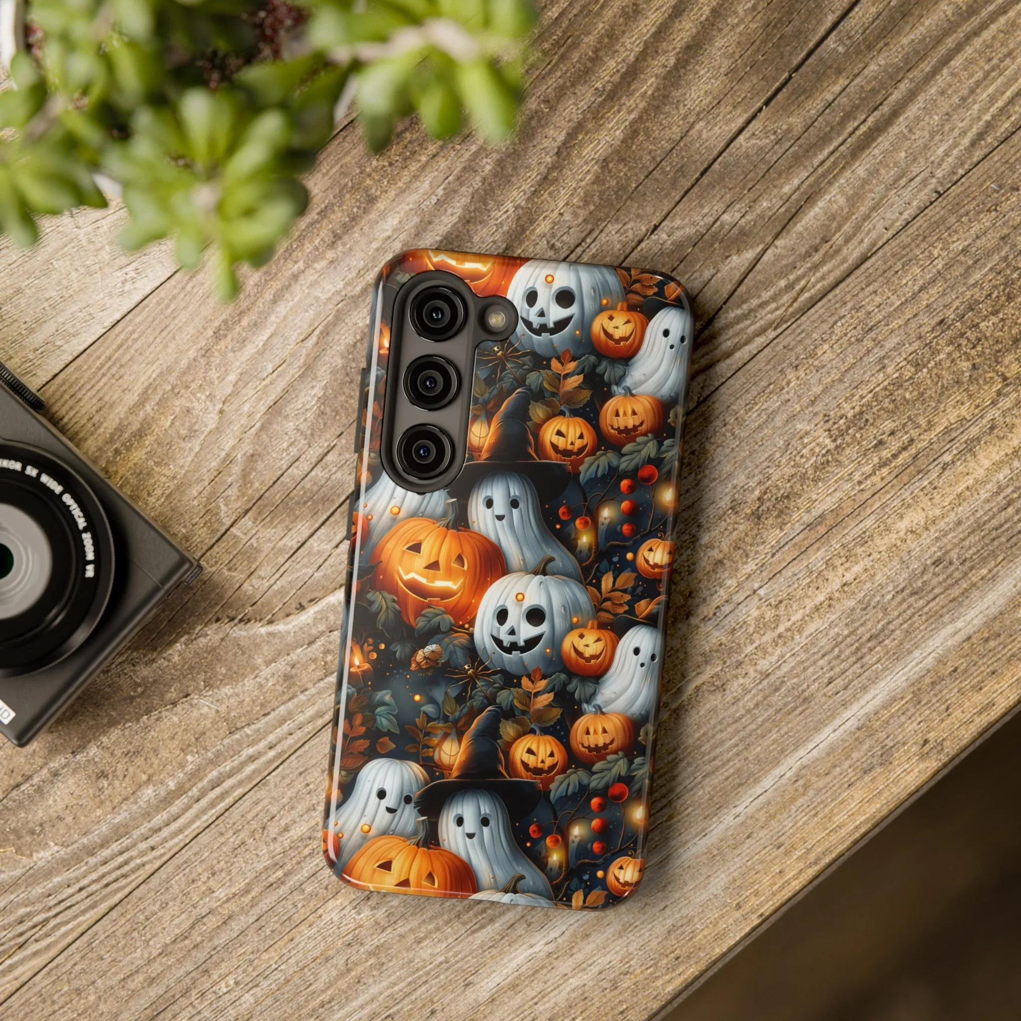 Fun Halloween Print pattern Phone Case, Aesthetic Phone Cover, Artsy Design, Protective Phone Cover compatible with a large variety of iPhone models, Phone Case, Gift