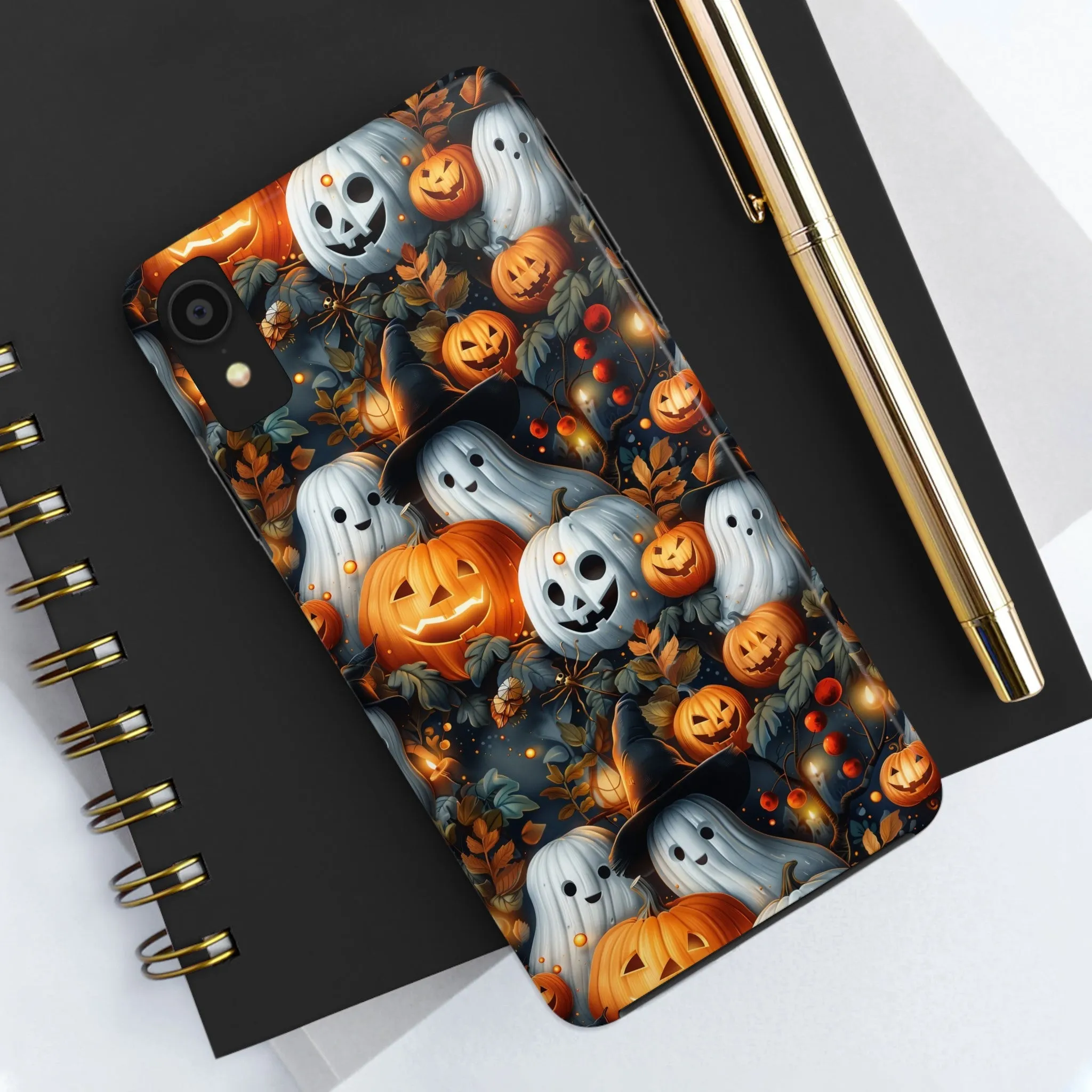 Fun Halloween Print pattern Phone Case, Aesthetic Phone Cover, Artsy Design, Protective Phone Cover compatible with a large variety of iPhone models, Phone Case, Gift