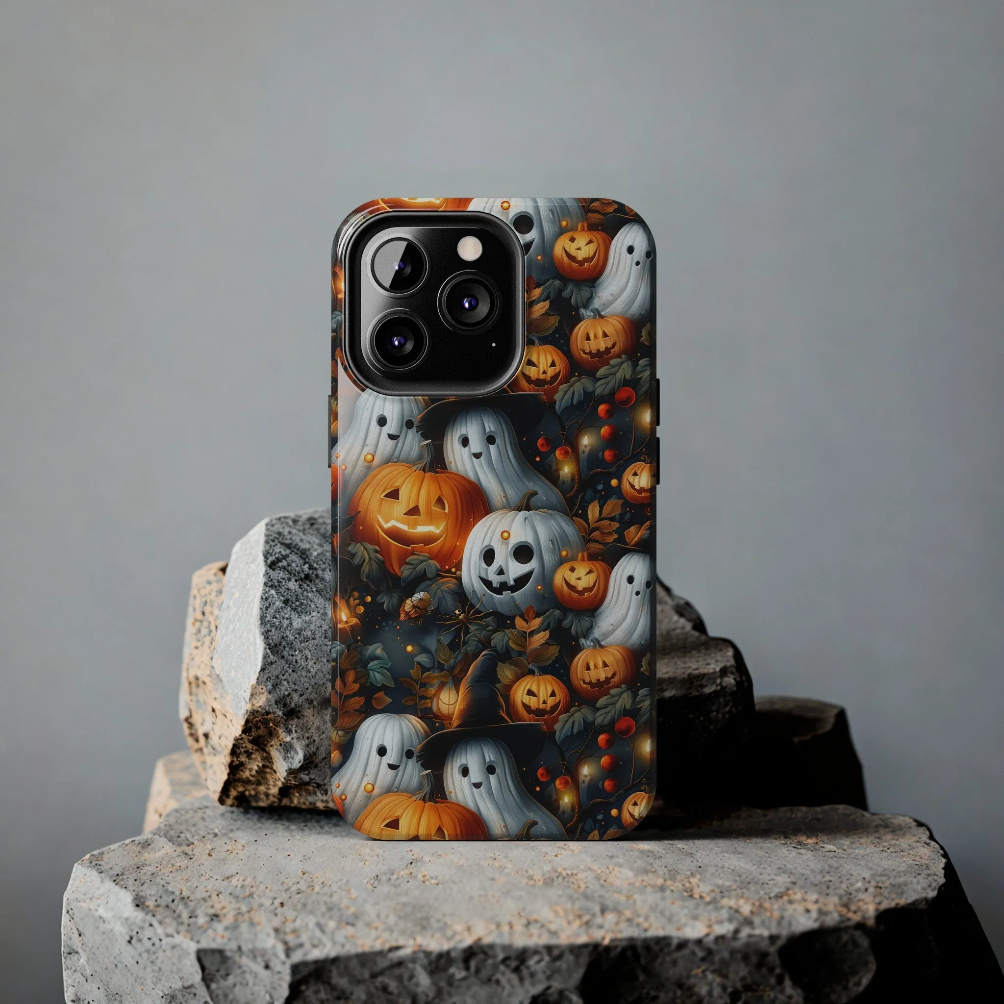 Fun Halloween Print pattern Phone Case, Aesthetic Phone Cover, Artsy Design, Protective Phone Cover compatible with a large variety of iPhone models, Phone Case, Gift