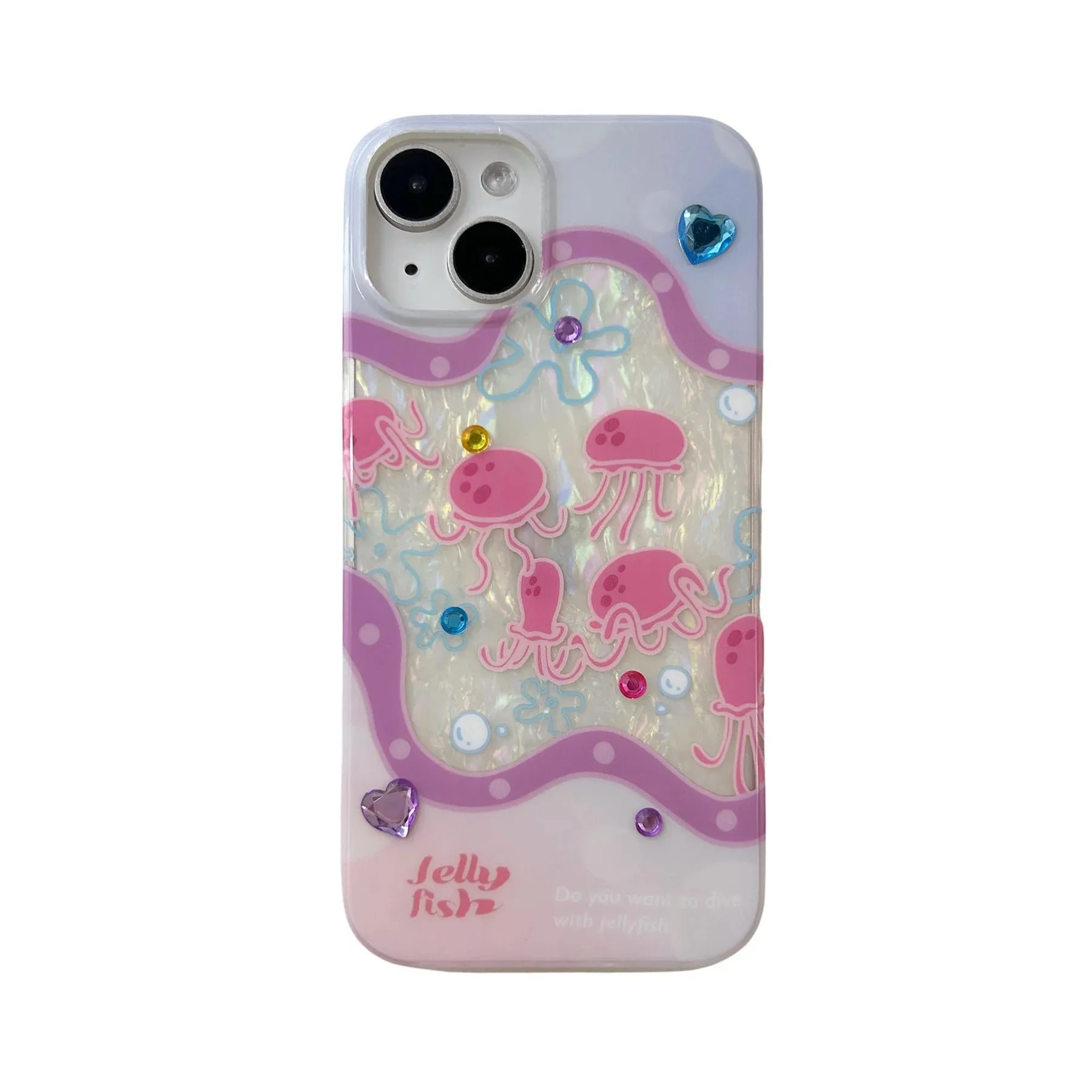 Glittering Jellyfish iPhone Case