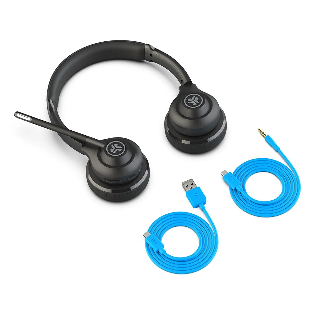 GO Work Wireless On-Ear Headset Black