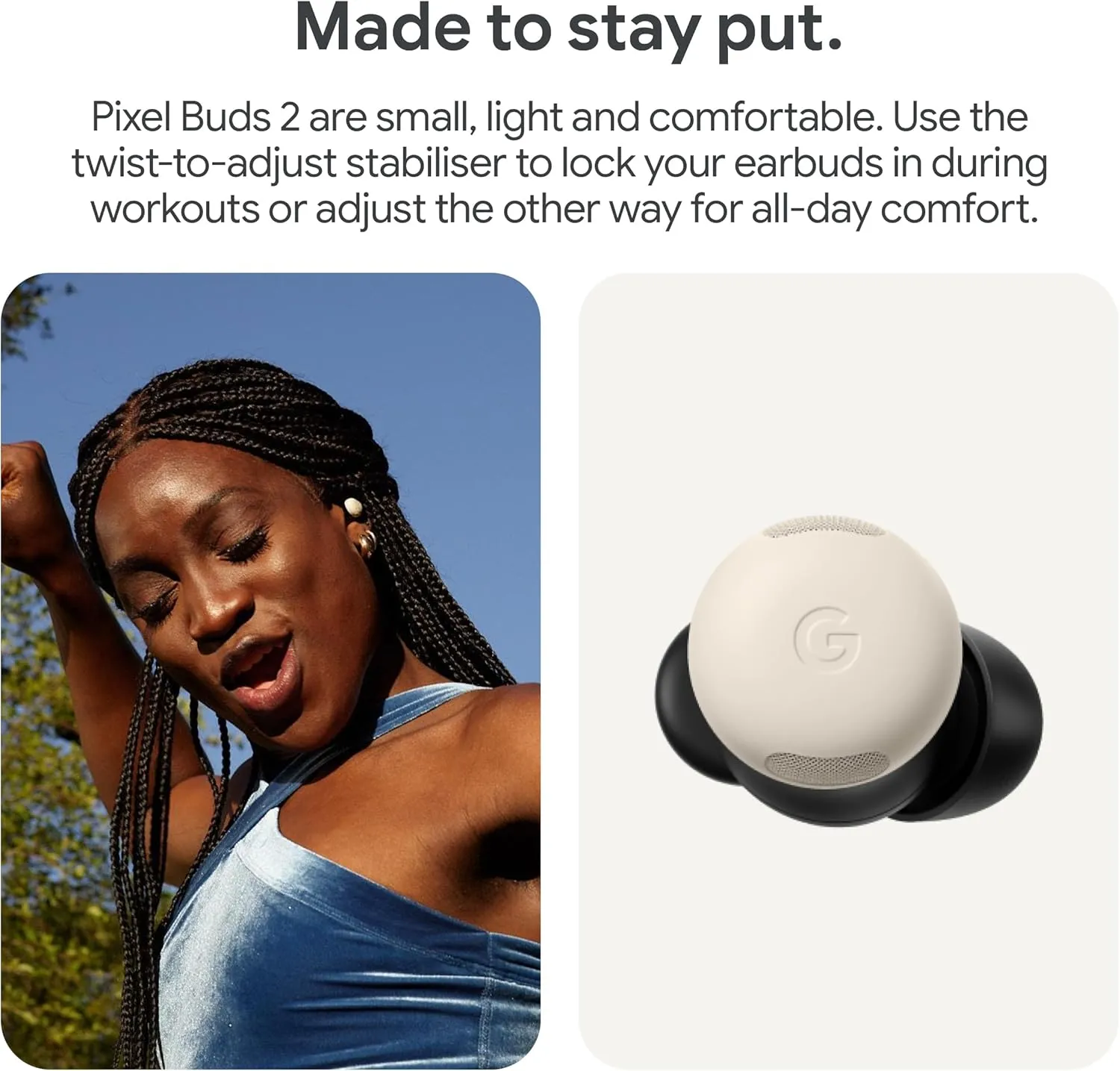 Google Pixel Buds Pro 2 - Wireless Earbuds with Active Noise Cancellation – Bluetooth Headphones - Hazel