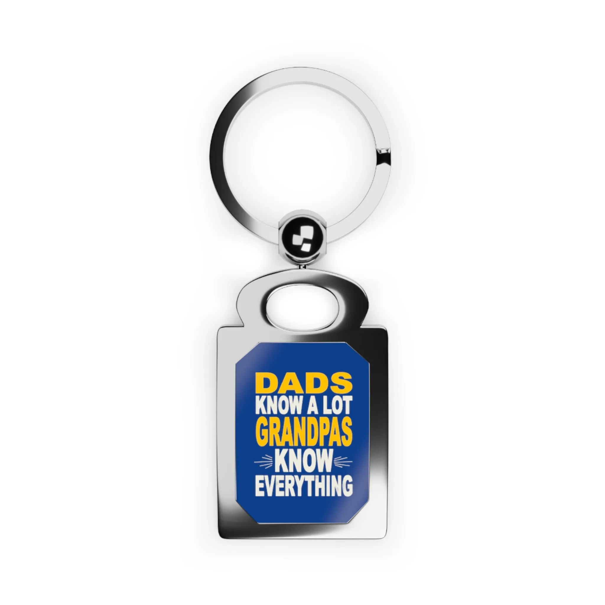 Grandpas Know Everything Rectangle Photo Keyring