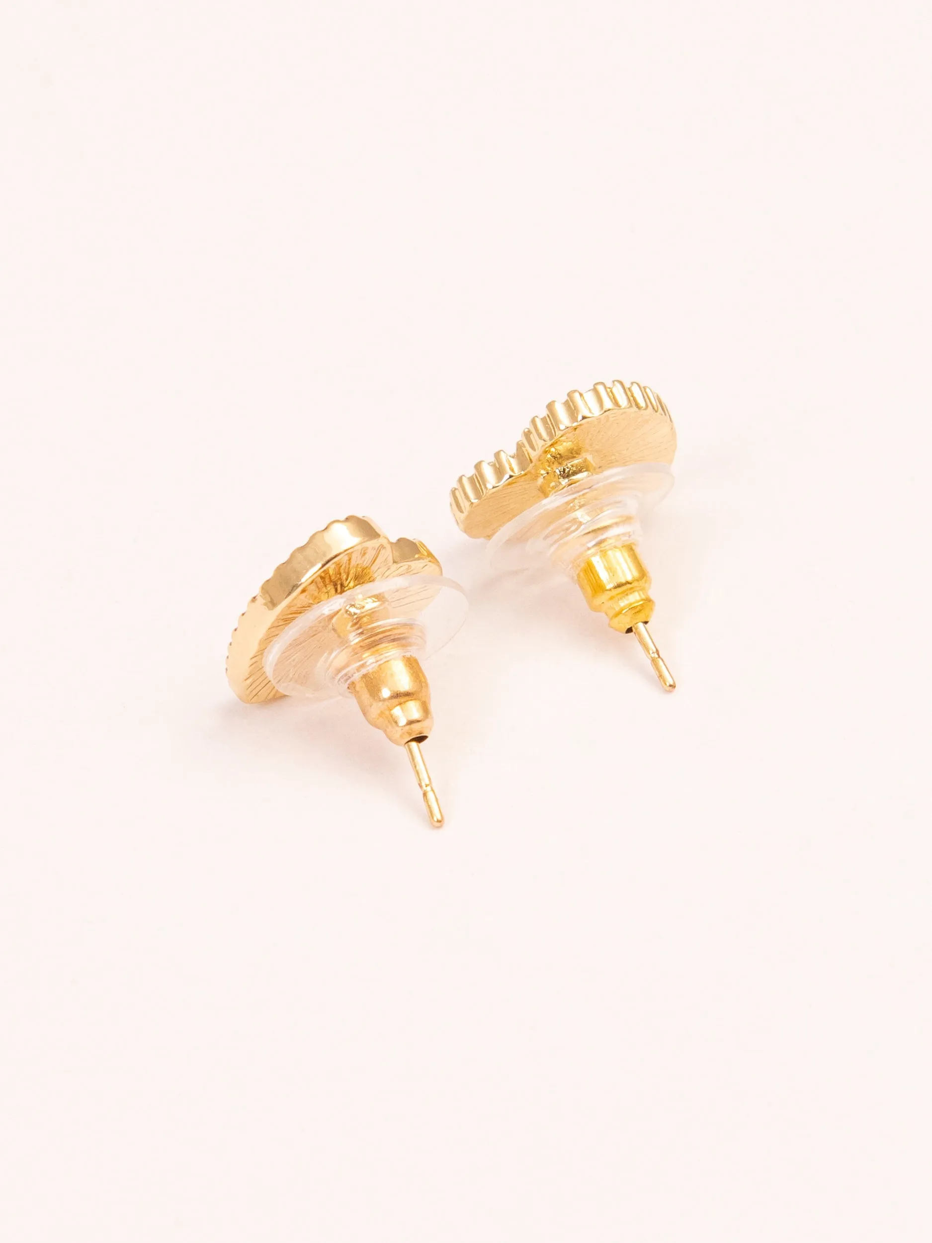 Heart-Shape Stud Earrings