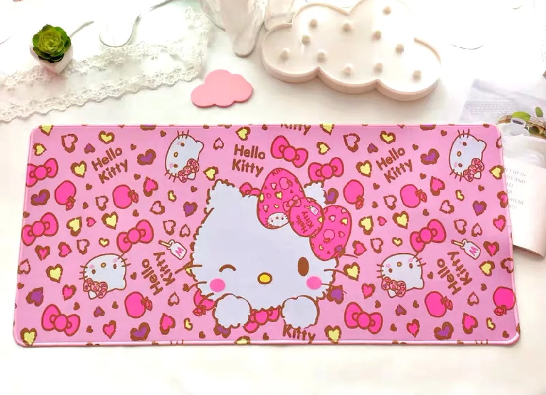 Hello Kitty My Melody Cinnamoroll The Little Twin Stars Rectangle Gaming Keyboard Mouse Pad Mat