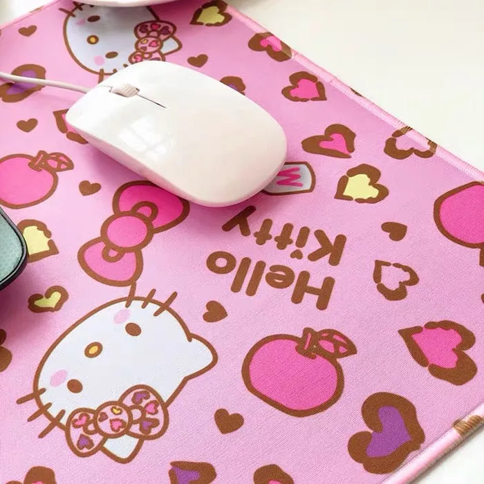 Hello Kitty My Melody Cinnamoroll The Little Twin Stars Rectangle Gaming Keyboard Mouse Pad Mat