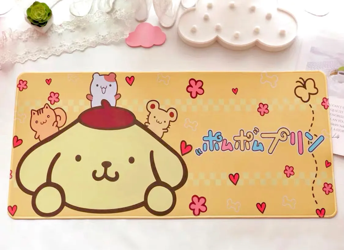 Hello Kitty My Melody Cinnamoroll The Little Twin Stars Rectangle Gaming Keyboard Mouse Pad Mat