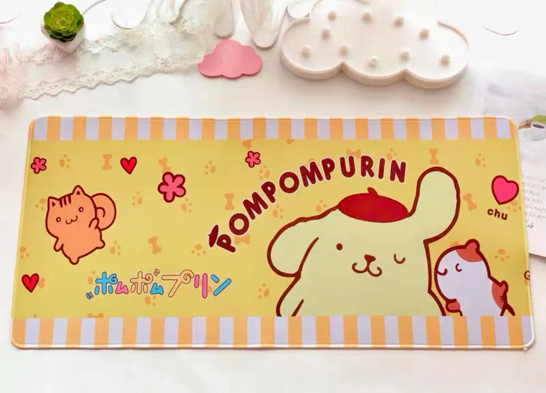 Hello Kitty My Melody Cinnamoroll The Little Twin Stars Rectangle Gaming Keyboard Mouse Pad Mat