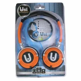 High Definition Ear-Cup Headphones, Orange