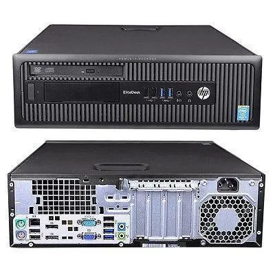 HP EliteDesk 800 G1 SFF Ex Lease Desktop PC i5-4570 3.20GHz 8GB RAM 240 GB SSD Windows 10 with NVIDIA GT 730 2GB and Wi-Fi ready