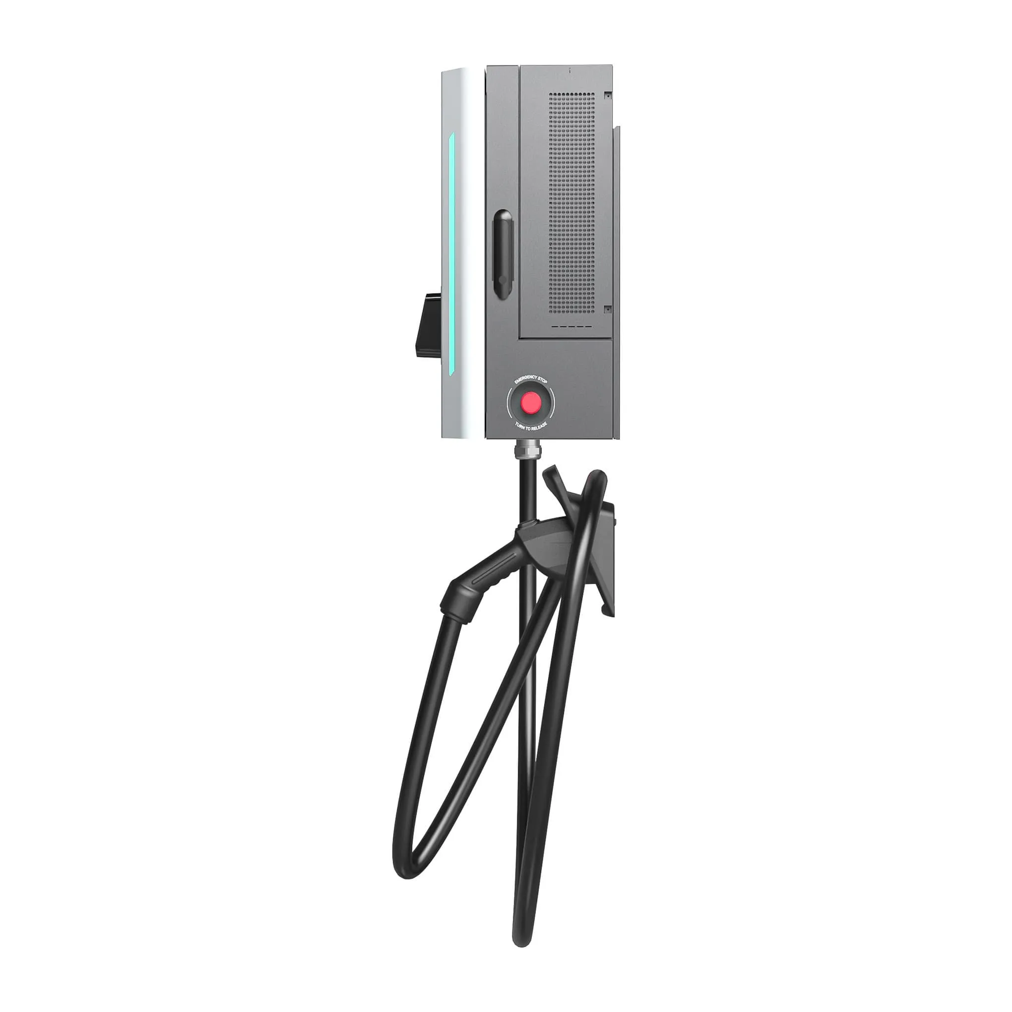 Hwisel EV (Electric Vehicle) Fast DC Charger, Level 3, 30kW, 80A, 480VAC