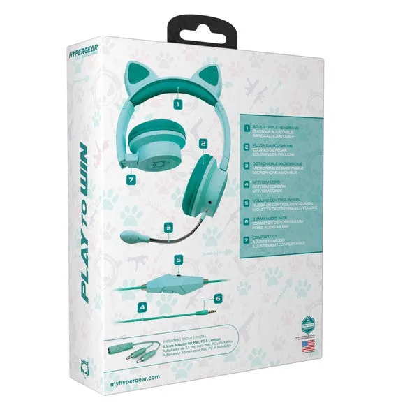 HyperGear Kombat Kitty Kids Gaming Headset