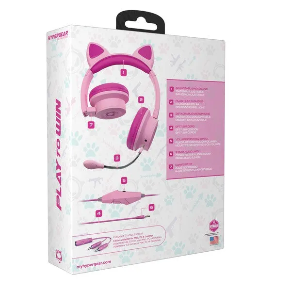 HyperGear Kombat Kitty Kids Gaming Headset