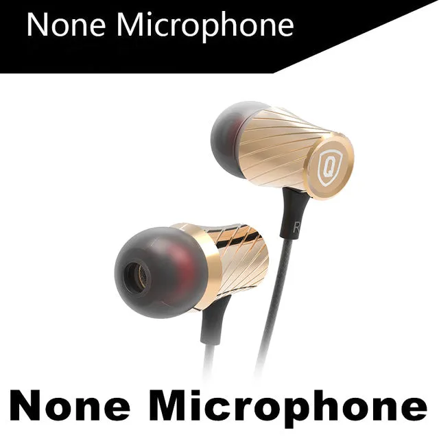 In-ear Earphones Headset With Mic Original QKZ DM3 Supper Bass For iPhone Samsung MP3 MP4 fone de ouvido audifonos auriculares