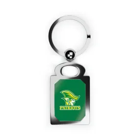 Independence Rectangle Photo Keyring