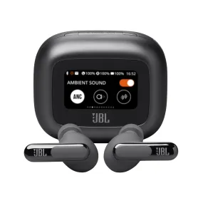 JBL Live Beam 3 True Wireless Noise-Cancelling Earbuds with Smart Charging Case