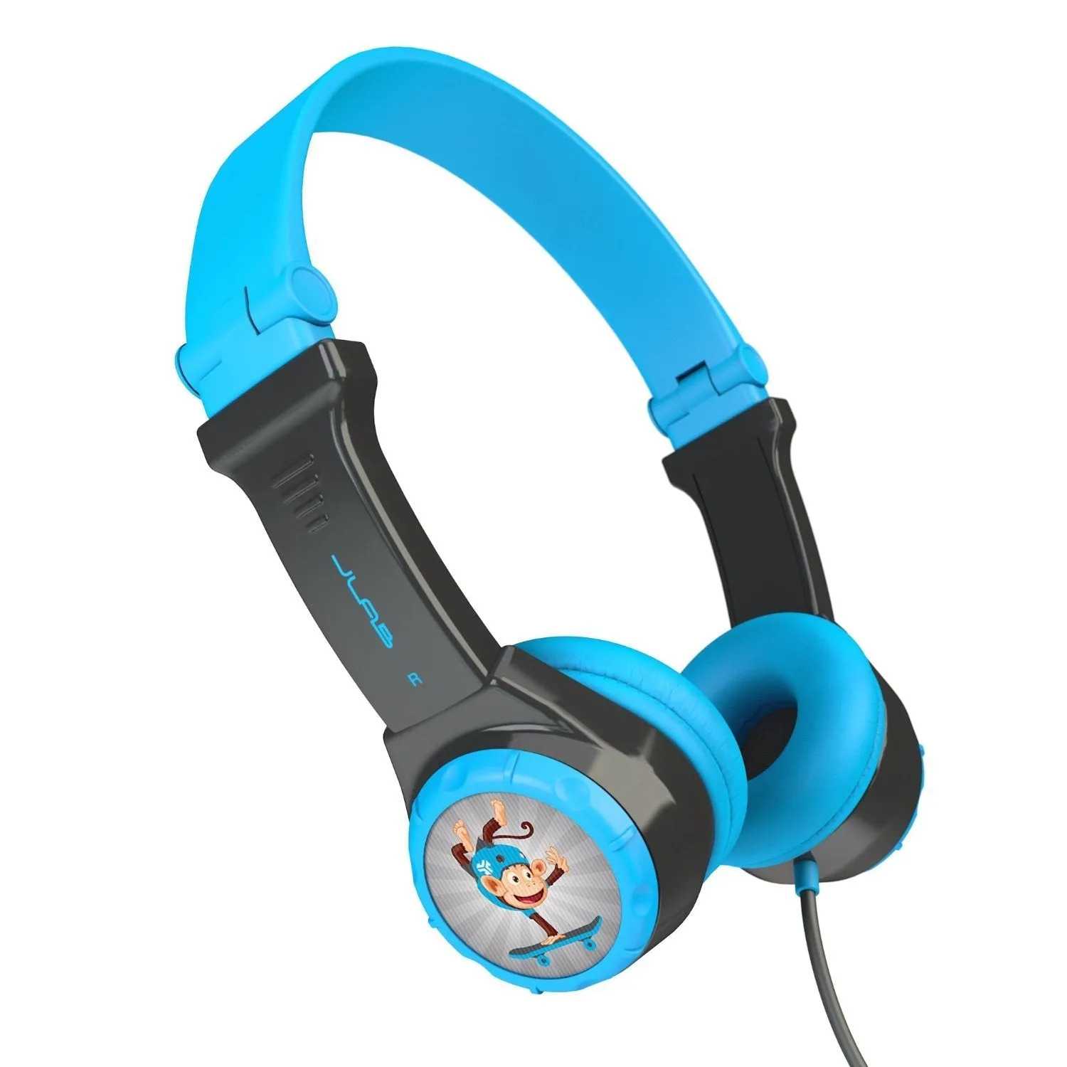 JBuddies Folding Kids Headphones Blue/Gray