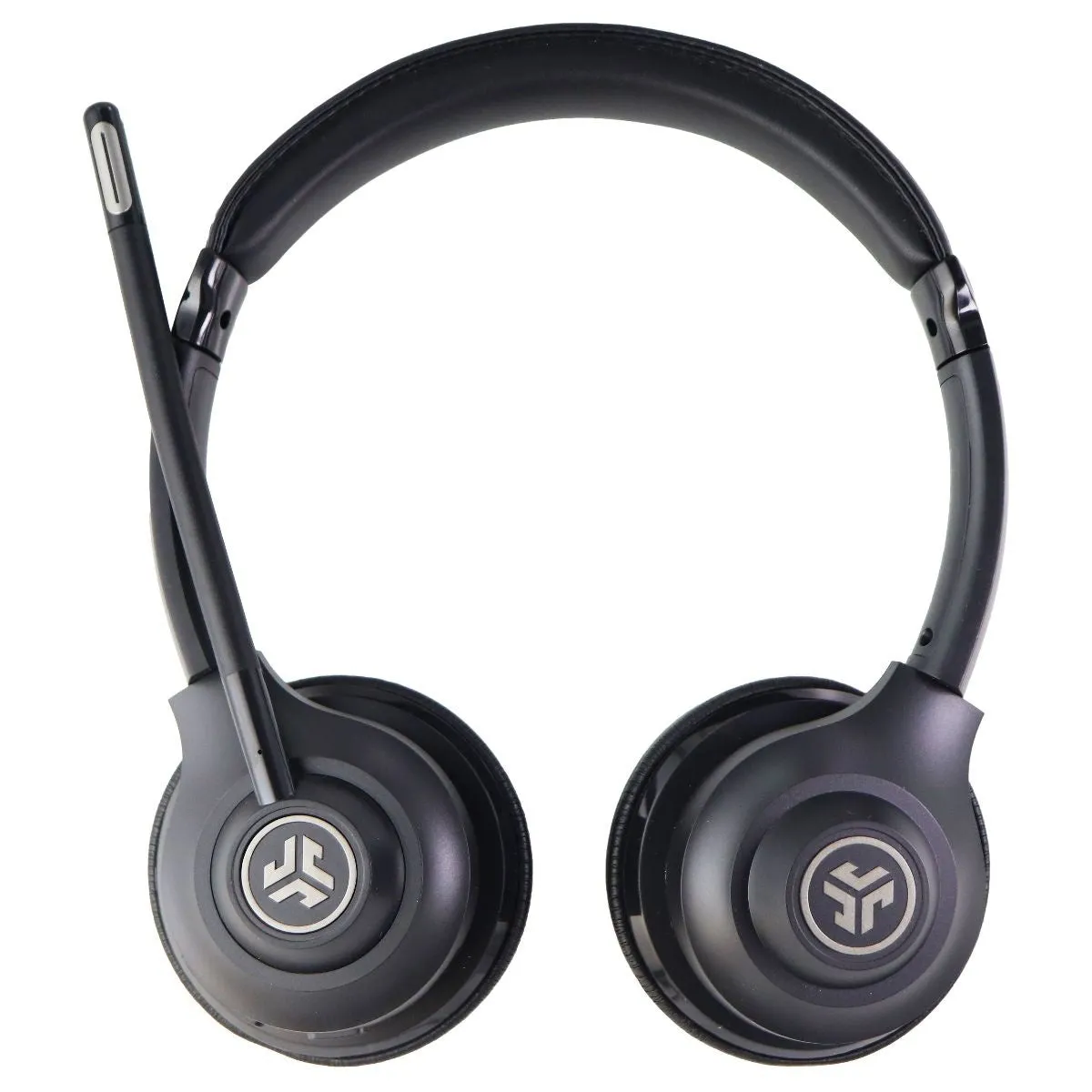 JLab Go Work Wireless On-Ear Headphones with Boom Mic - Black