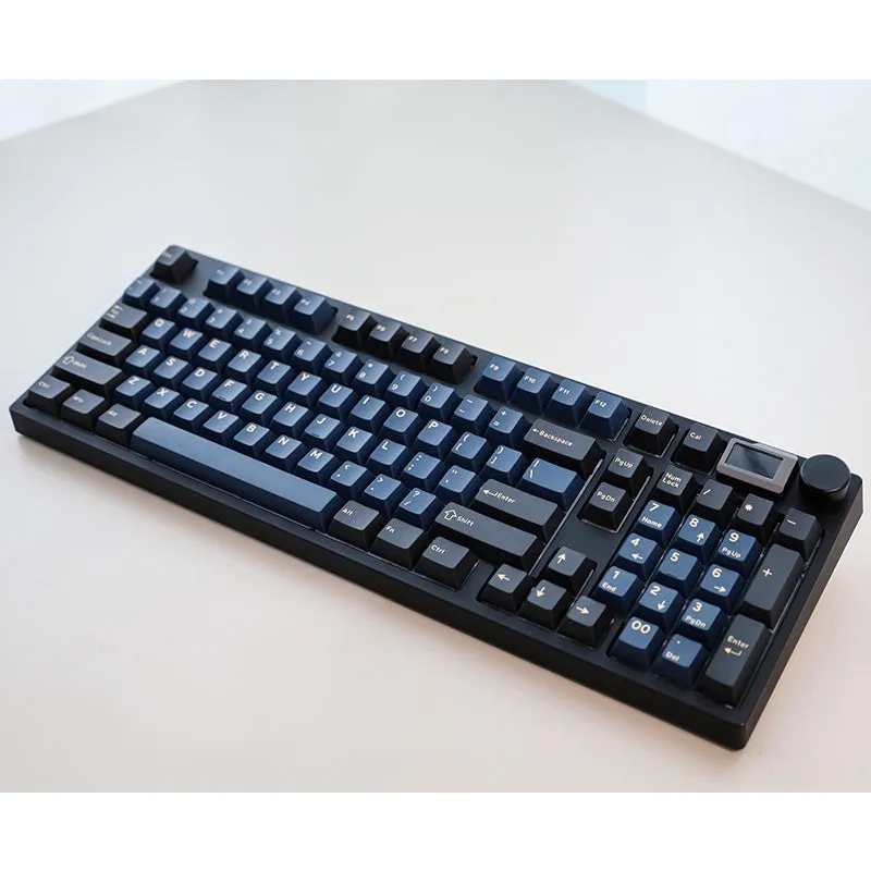 Keydous NJ98 Hot-Swappable Display Screen with Knob Mechanical Keyboard