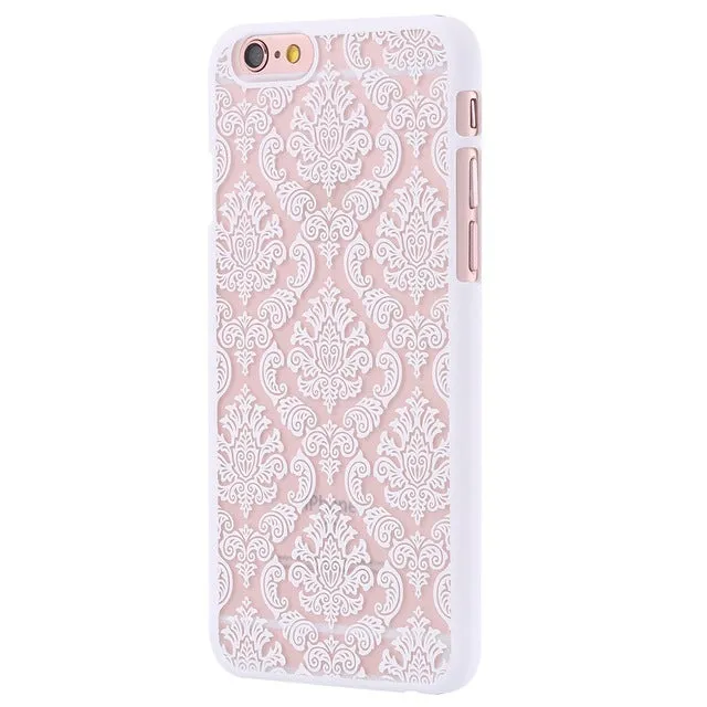 KISSCASE Retro Elegant Pattern Case For iPhone 6 6s Plus Samsung Galaxy S7 Edge S6 Edge Note 4 5 Samsung E5 E7 A3 A5 A7 A8 J5 J7