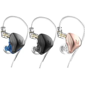 KZ ZEX 1 Electrostatic 1 Dynamic In Ear Monitor Plugs Detachable Cable Headphones Noice Cancelling