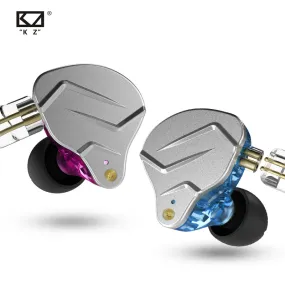 KZ ZSN Pro In Ear Earphones 1BA 1DD Hybrid technology HIFI Bass Metal Earbuds Headphones Sport Noise Cancelling Headset Monitor