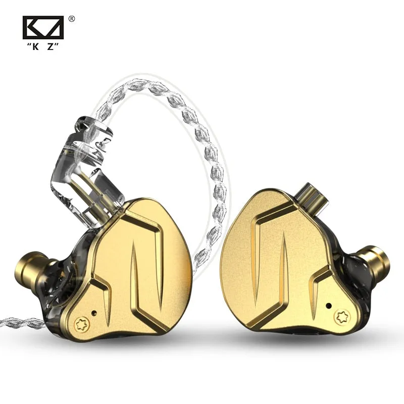 KZ ZSN Pro X Metal Earphones 1BA 1DD Hybrid Technology HIFI Bass Earbuds In Ear Monitor Headphone Sport Noise Cancelling Headset