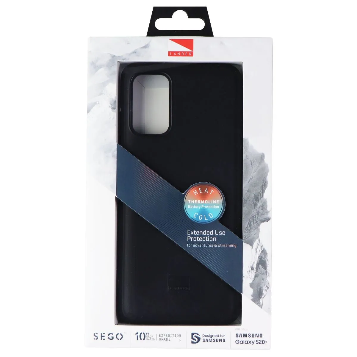 Lander Sego Series Hybrid Slim Case for Samsung Galaxy (S20 ) - Black