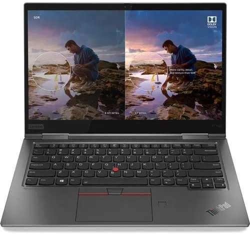 Lenovo ThinkPad X1 YOGA G5 14" 4K UHD Convertible Notebook, Intel i7-10610U, 1.80GHz, 16GB RAM, 512GB SSD, Win10P - 20UB001GUS