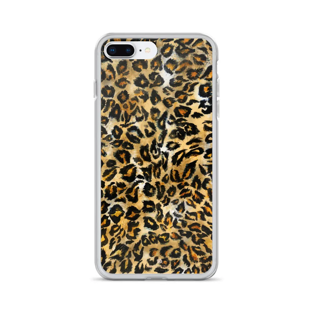 Leopard Animal Print iPhone Case, iPhone X | XS | XR | XS Max | 8 | 8  | 7| 7  Phone Case-Printed in USA/EU/MX