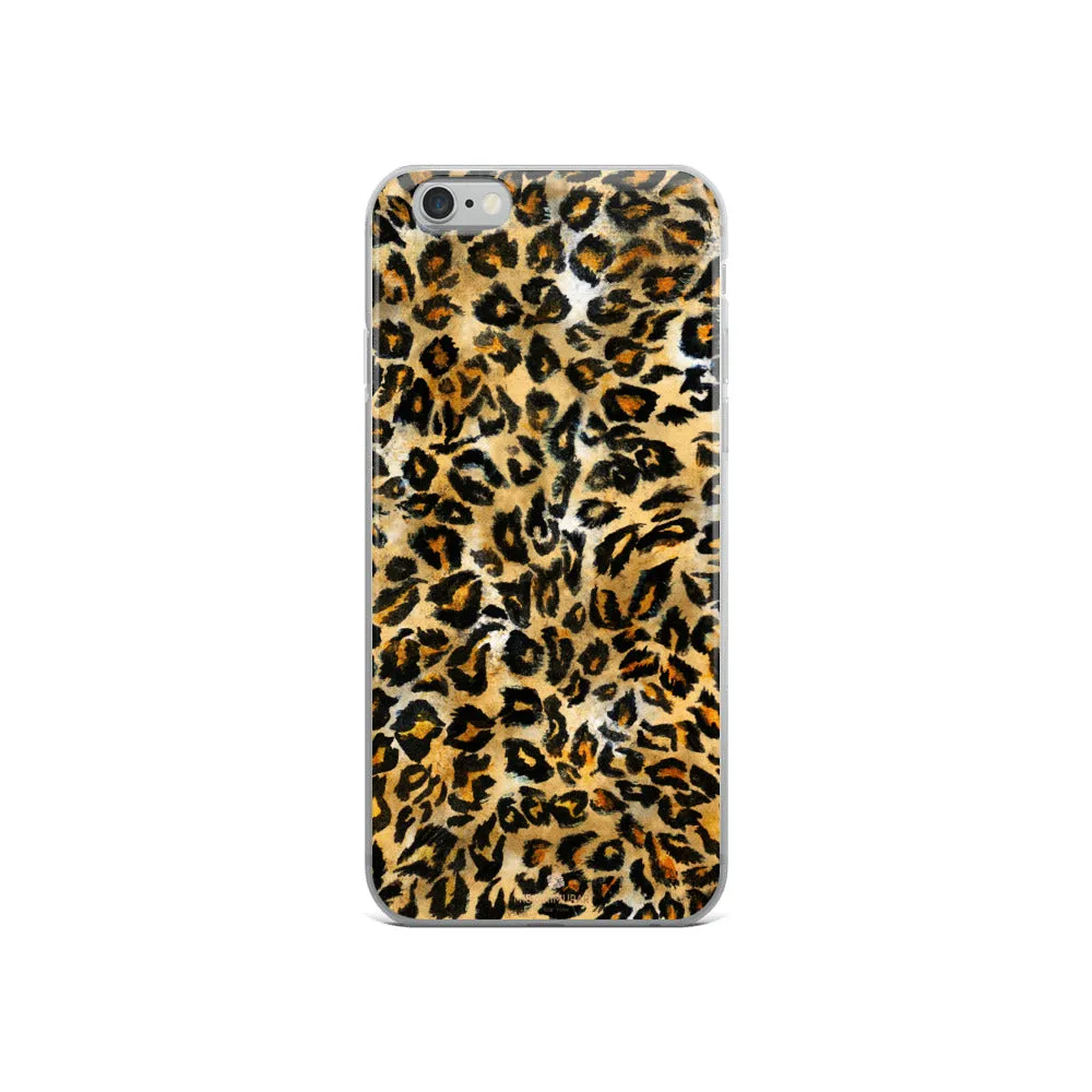 Leopard Animal Print iPhone Case, iPhone X | XS | XR | XS Max | 8 | 8  | 7| 7  Phone Case-Printed in USA/EU/MX