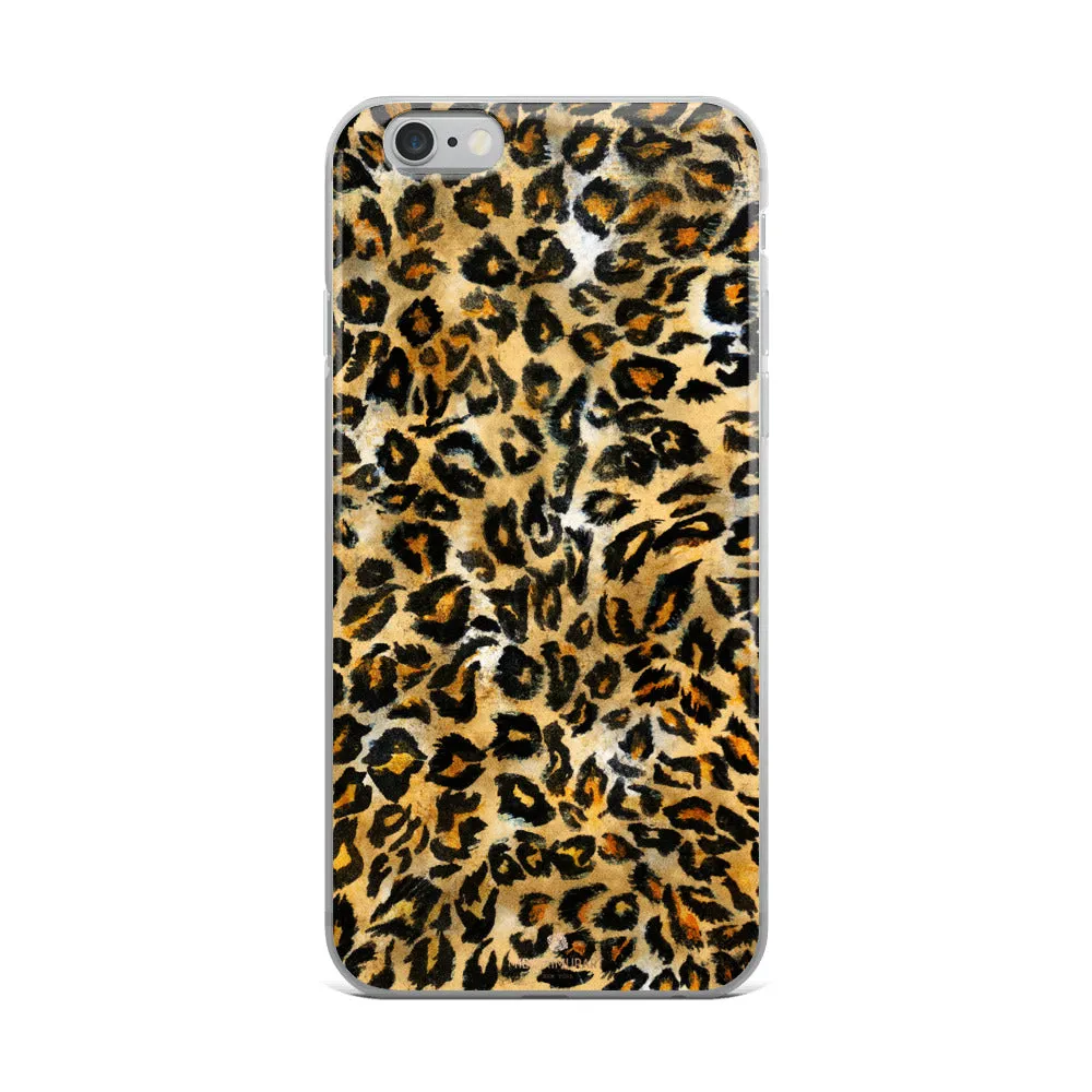 Leopard Animal Print iPhone Case, iPhone X | XS | XR | XS Max | 8 | 8  | 7| 7  Phone Case-Printed in USA/EU/MX