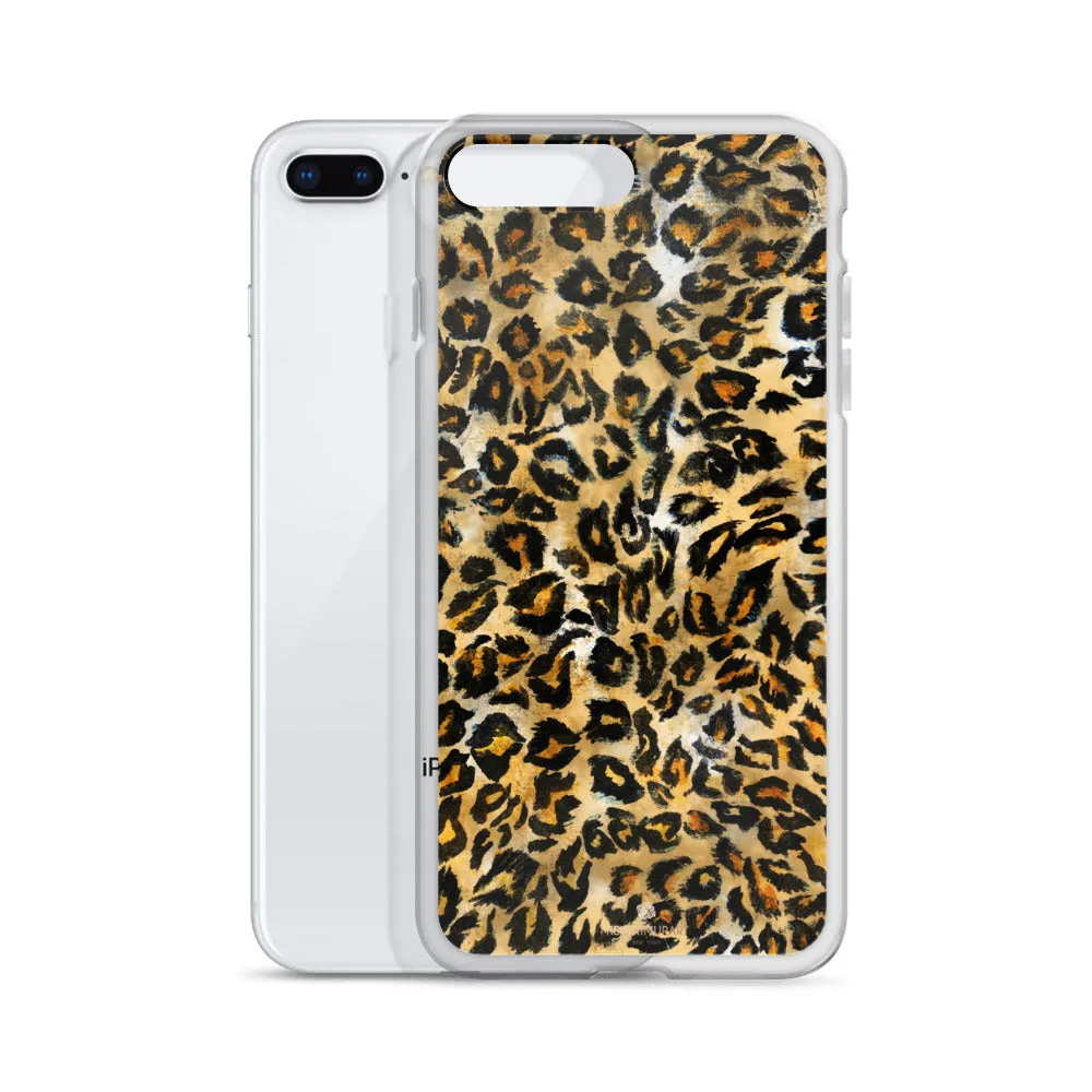 Leopard Animal Print iPhone Case, iPhone X | XS | XR | XS Max | 8 | 8  | 7| 7  Phone Case-Printed in USA/EU/MX