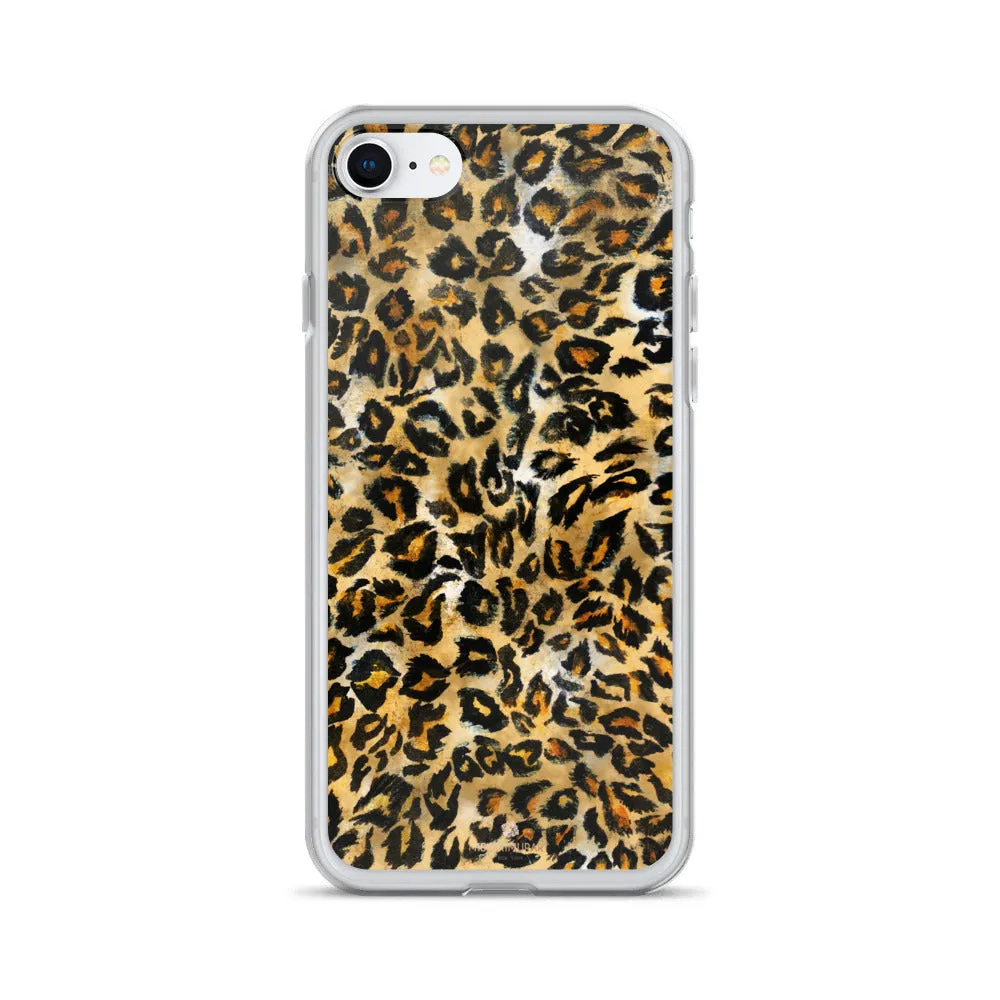 Leopard Animal Print iPhone Case, iPhone X | XS | XR | XS Max | 8 | 8  | 7| 7  Phone Case-Printed in USA/EU/MX