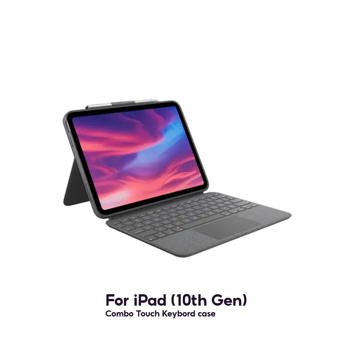 Logitech Combo Touch iPad 10.9", iPad Pro M4 11", iPad Pro 12.9'', iPad Air M2 11"/13" iPad Keyboard Case with Trackpad