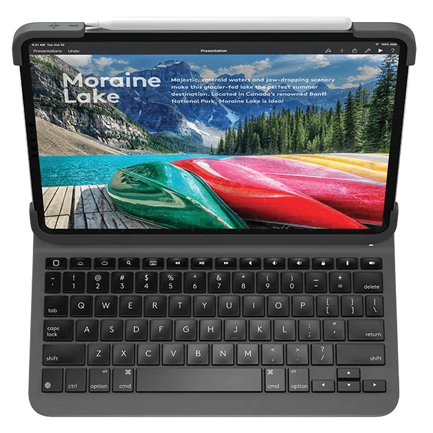 Logitech Slim Folio KeyBoard Case Flip For iPad Pro 12.9-Inch 3rd Gen