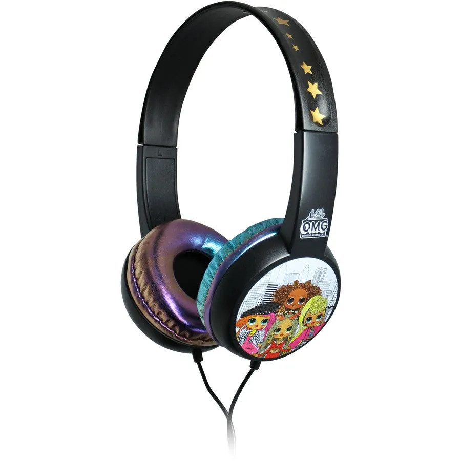 LOL OMG Kid Safe Headphones / Black