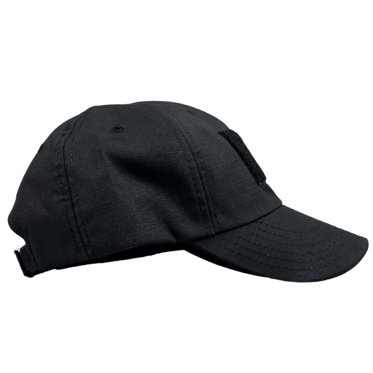 Made In USA Full Fabric Black Velcro Patch Range Hat