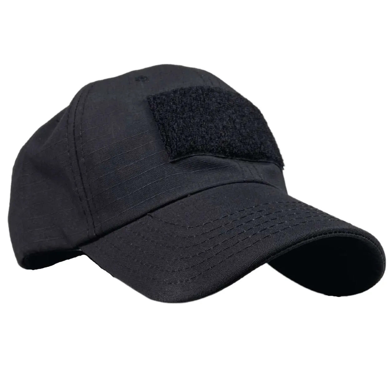 Made In USA Full Fabric Black Velcro Patch Range Hat