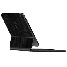 Magic Keyboard for iPad Pro 12.9" (Gen 3-4) LUXURIA BLACK CHARCOAL Textured Skin