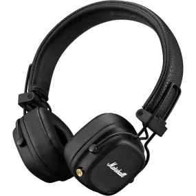 Marshall Bluetooth On-Ear Headphones with Built-in Microphone MAJORIVBLK