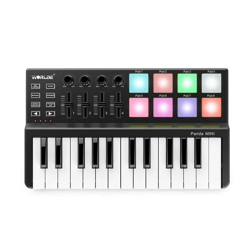 Mini 25-Key USB MIDI Keyboard