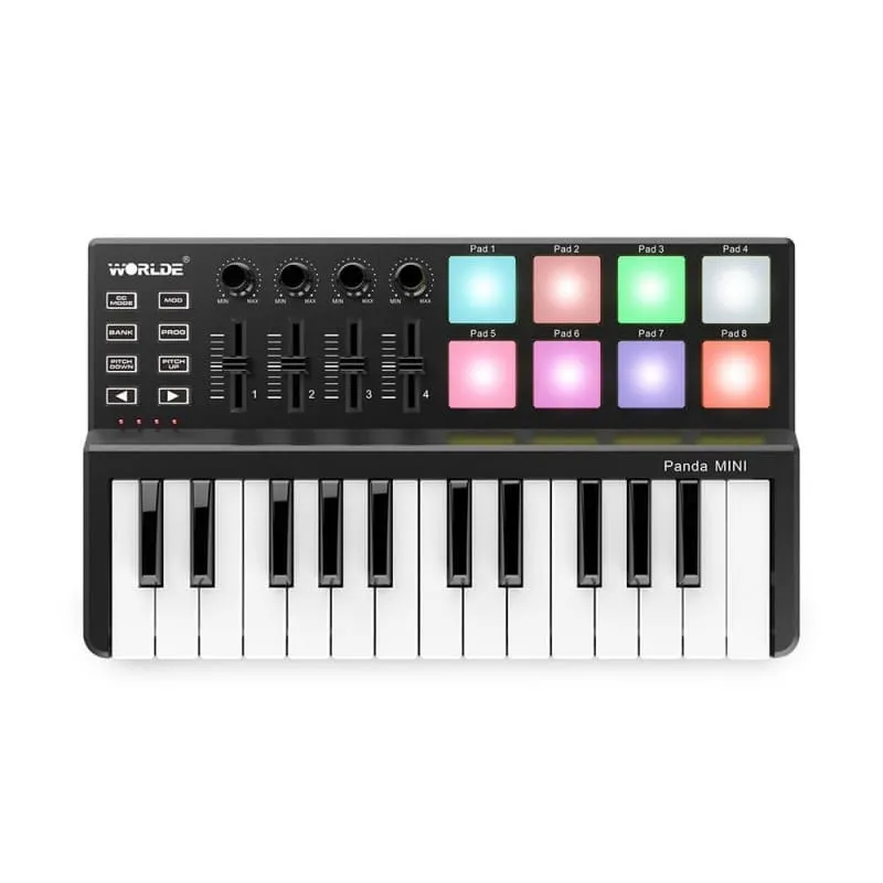 Mini 25-Key USB MIDI Keyboard