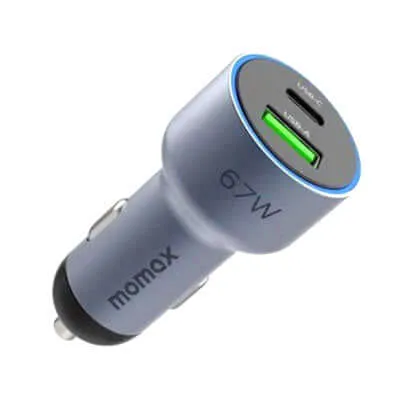 Momax MoVe Dual Port Car Charger 67W