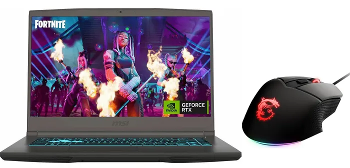 MSI Thin A15 15.6" FHD AMD Ryzen 7 32GB RAM 512GB SSD NVIDIA GeForce RTX 3050 Gaming Laptop with FREE Gaming Mouse (On Sale!)