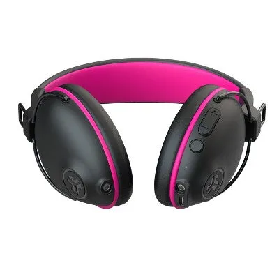 New - JLab JBuddies Pro Over-Ear Bluetooth Wireless Kids' Headphones - Black/Pink