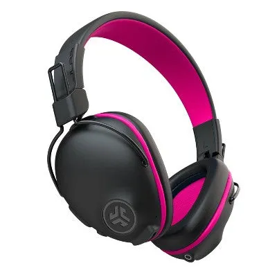 New - JLab JBuddies Pro Over-Ear Bluetooth Wireless Kids' Headphones - Black/Pink